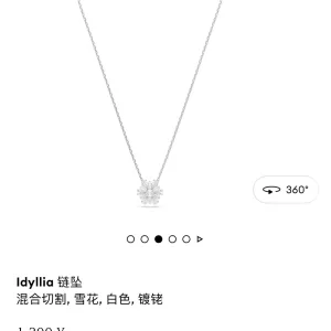 Reps High Quality Swarovski Necklace Red Lace