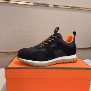 Designer Luxury Hermès Calfskin Sneakers