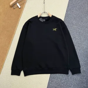 Reps Balenciaga Sweatshirt Black Cotton Fleece Unrestricted Movement Street Style Winter