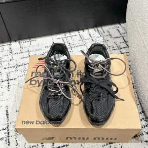 Super Clone AAA New Balance Sneakers Brown Sheepskin Patent Leather Spring Early