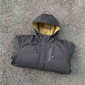 High Quality Stone Island Cotton-Padded Coat Red Cotton Wool Street Style Winter