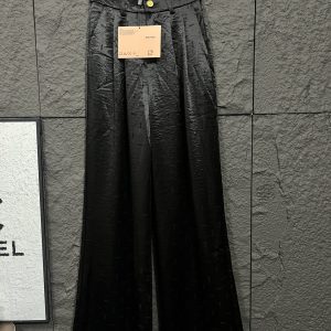 Luxury Miu Miu Satin Wide-Leg Pants
