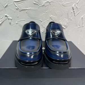 Luxury High Quality Prada Cowhide Loafers For Spring