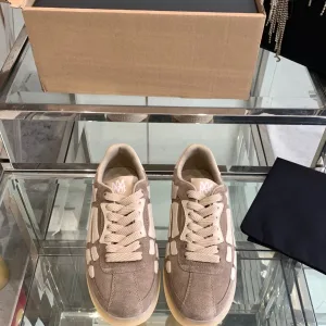 Luxury Designer Ami Sneakers Cowhide Autumn Winter