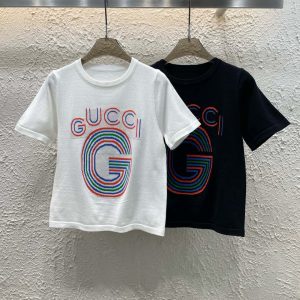 Luxury 1:1 Gucci Jacquard Short Sleeves