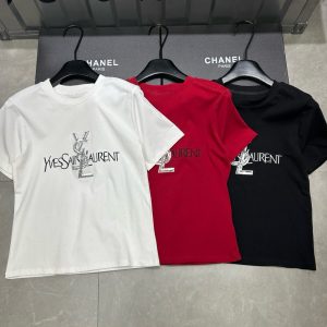 1:1 Saint Laurent Short-Sleeved T-Shirt