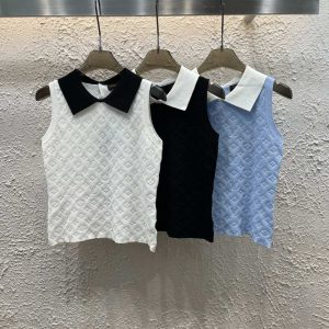 High Quality Luxury Louis Vuitton Jacquard Vest