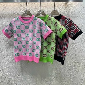 Aaa Gucci Jacquard Short Sleeves