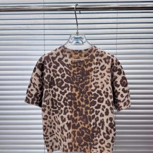 High Quality Celine Jacquard Short Sleeves