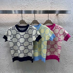 High Quality Gucci Jacquard Short Sleeves