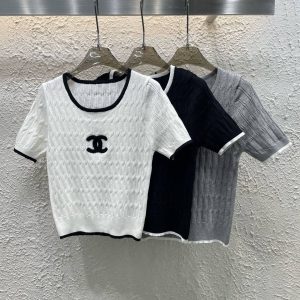 Luxury High Quality Chanel Short-Sleeved Shirt