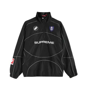 Luxury Supreme Coat Red Mesh Side Pockets