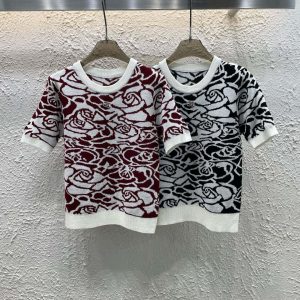 Aaa Chanel Jacquard Short Sleeves
