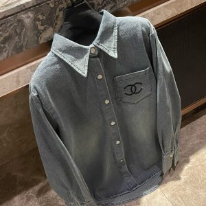 High Quality Luxury Chanel Denim Shirts