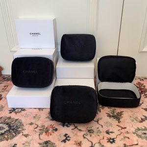 Luxury Chanel Polyester Makeup Bag