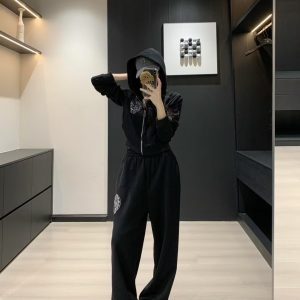 Designer Luxury Chrome Hearts Stone Trousers For Early Spring