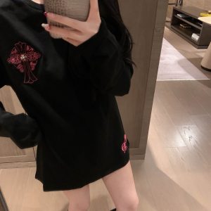 1:1 Chrome Hearts Long-Sleeved T-Shirt
