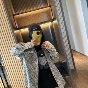 Aaa High Quality Dior Denim Short-Sleeved Shirt