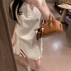 Luxury High Quality Miu Miu Sleeveless Dress