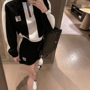 Luxury High Quality Chanel Leather Hoodies