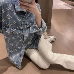 High Quality Luxury Louis Vuitton Denim Outerwear
