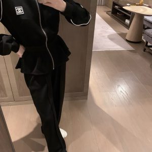 1:1 Chanel Leather Trousers