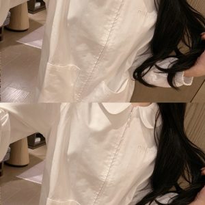 Designer Miu Miu Long-Sleeved Shirts