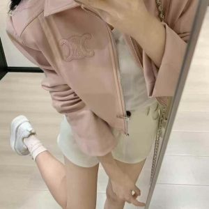 1:1 Celine Leather Coat For Early Spring