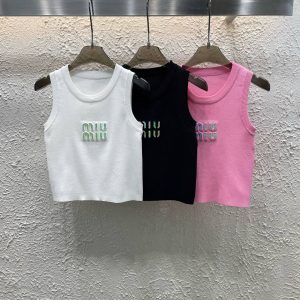 1:1 Designer Miu Miu Stone Vest