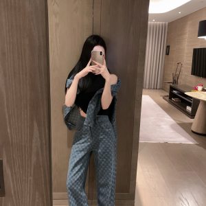 Luxury Gucci Denim Trousers