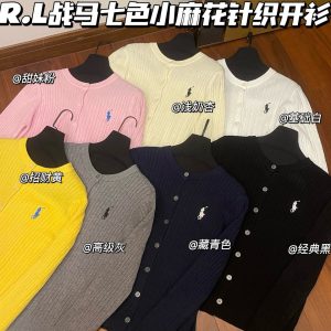 Luxury Ralph Lauren Long-Sleeved Cardigan