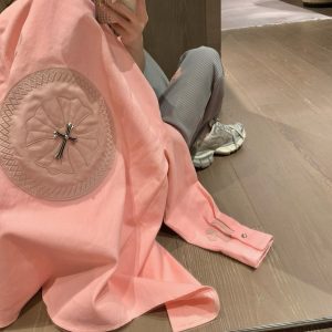 High Quality Chrome Hearts Cotton Long-Sleeved Shirt