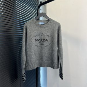 Aaa Designer Prada Long-Sleeved Sweater
