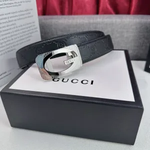 AAA Designer Gucci Belt Red Top-Grain Calfskin