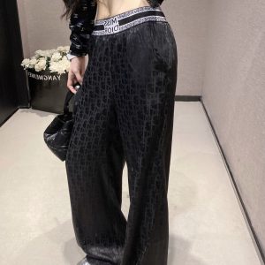 Luxury High Quality Dior Jacquard Trousers