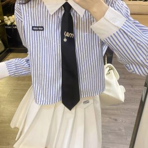 Luxury High Quality Miu Miu Stone Tie