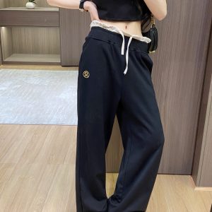 High Quality Luxury Lululemon Gold Trousers