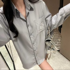 Luxury Aaa Loewe Long-Sleeved Shirt