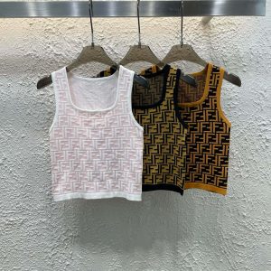 Luxury Fendi Jacquard Vest