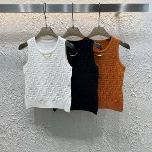 1:1 Fendi Jacquard Vest