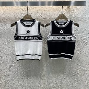 High Quality Designer Dior Jacquard Vest