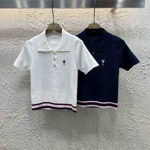 High Quality Dior Jacquard Short Sleeves