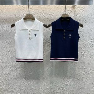 Designer Dior Jacquard Vest