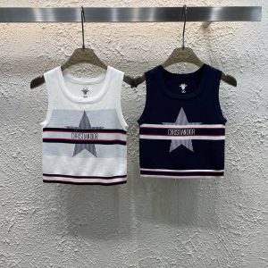 High Quality Designer Dior Jacquard Vest