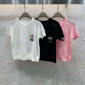 Luxury Aaa Miu Miu Short Sleeves