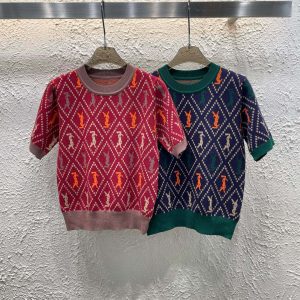 Aaa High Quality Saint Laurent Diamond Short Sleeves