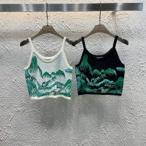 Aaa High Quality Dior Jacquard Tank Top