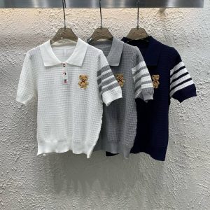 High Quality Thom Browne Jacquard Short Sleeves