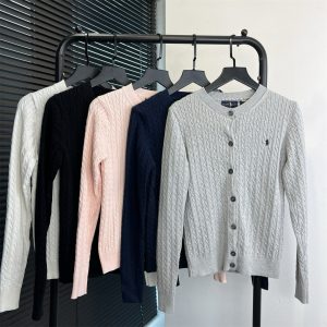 High Quality Ralph Lauren Wool Long-Sleeved Cardigan