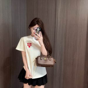 High Quality Luxury Miu Miu Short-Sleeved T-Shirt